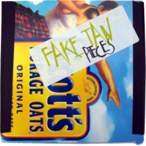 Pieces, fake tan, album, Edinburgh Scotland